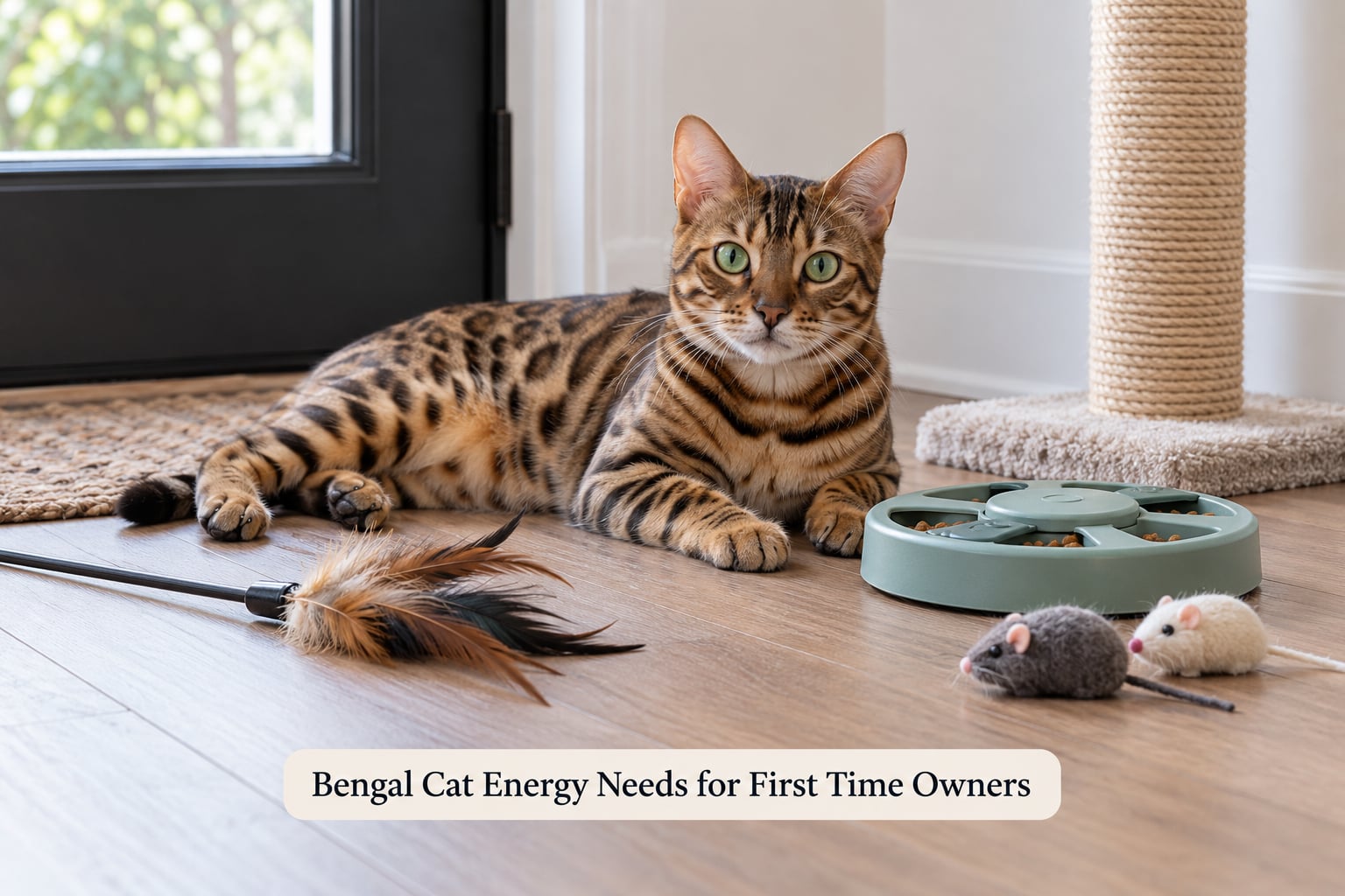 Bengal Cat Energy Needs for First Time Owners