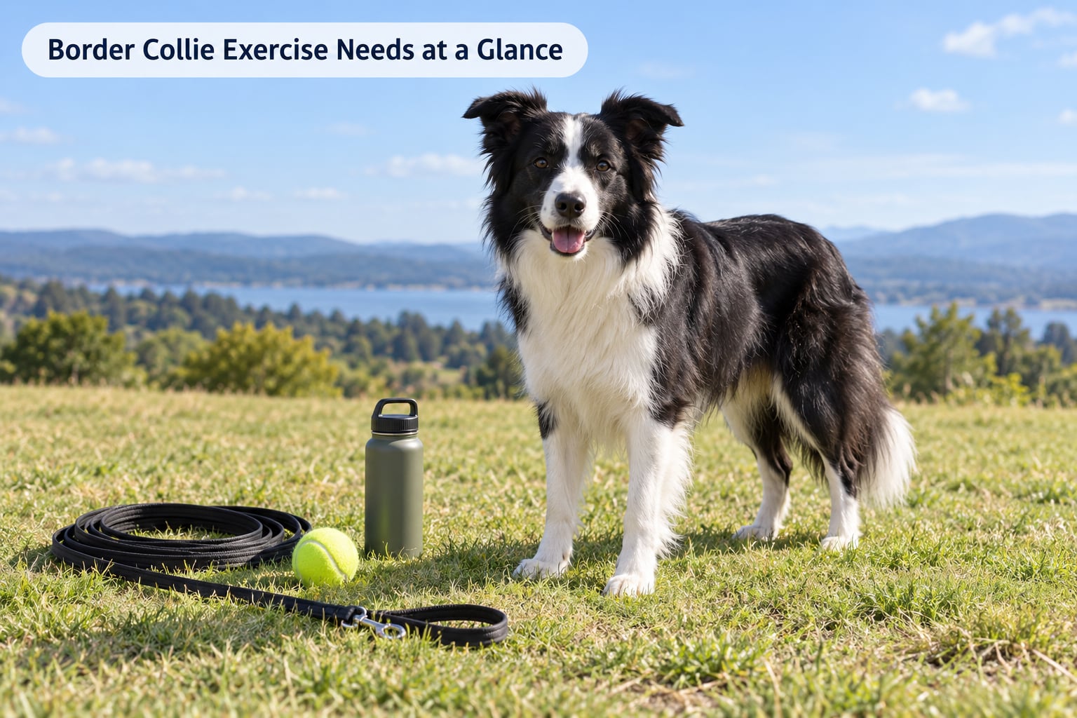 Border Collie Exercise Needs at a Glance