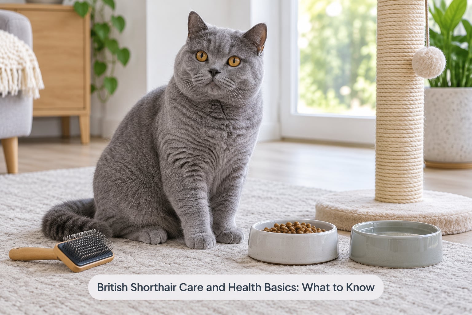 British Shorthair Care and Health Basics: What to Know
