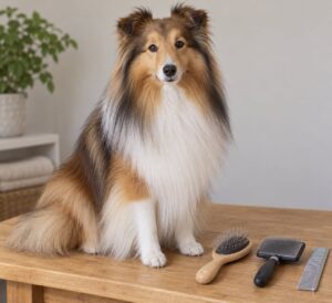 how often to brush a long haired dog