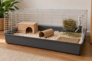 how to set up a guinea pig cage properly