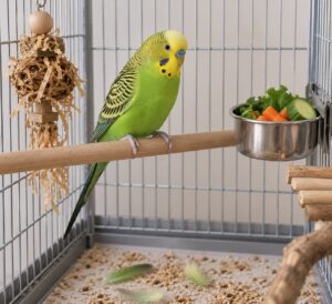 why is my parakeet plucking feathers