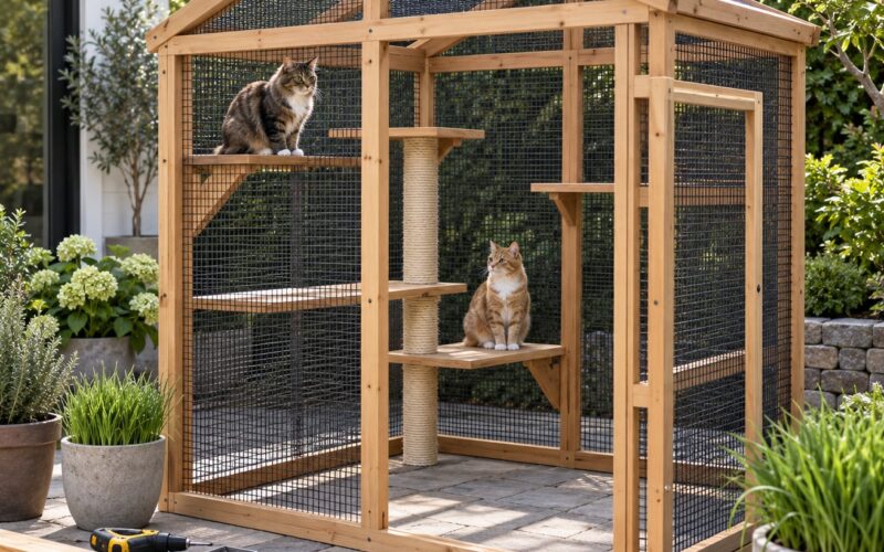 How to Build a Catio or Safe Outdoor Space for Happy Cats 2026