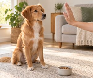 how to teach a dog hand signals
