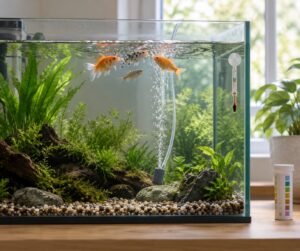 why are my fish gasping at the surface