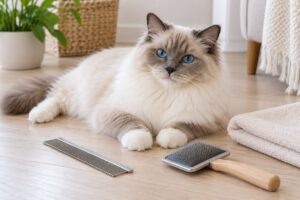 ragdoll cat temperament and grooming needs
