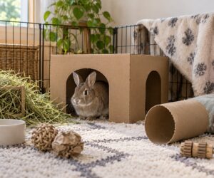 how to bond with a shy rabbit