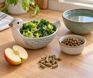 what to feed a pet bird besides seeds