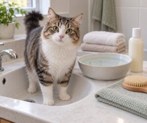 how often should you bathe a cat