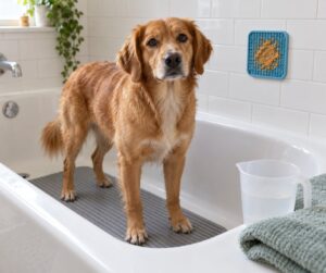 how to bathe a dog that hates water