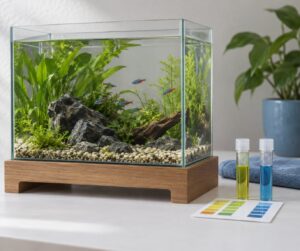 how to test aquarium water and read results
