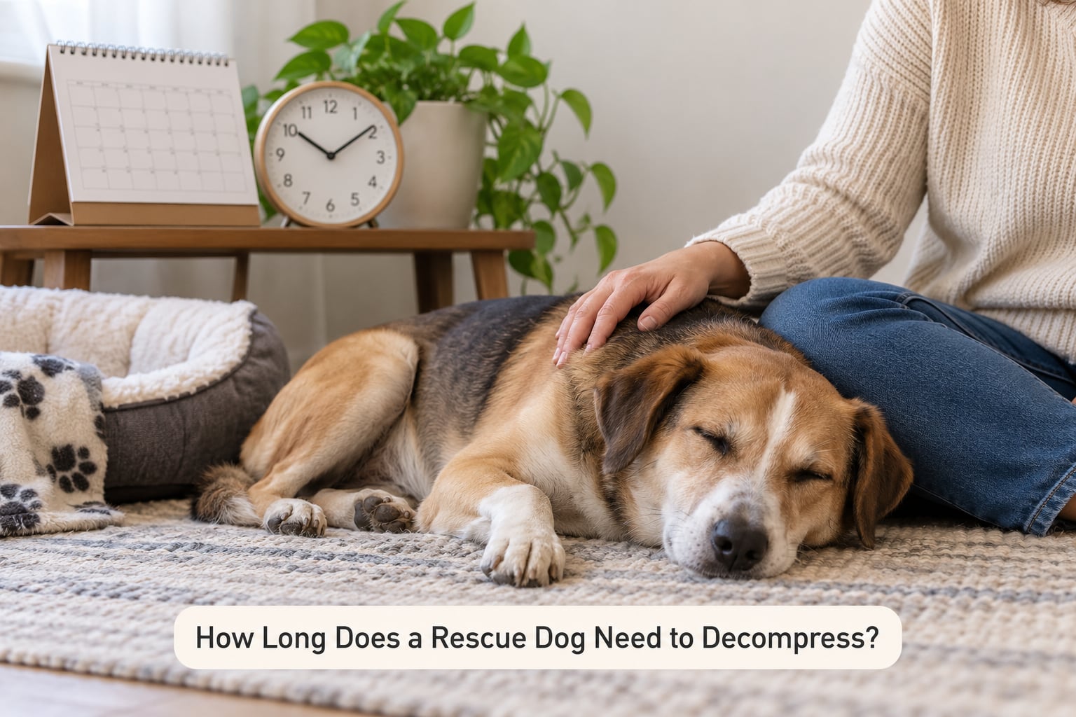 How Long Does a Rescue Dog Need to Decompress?