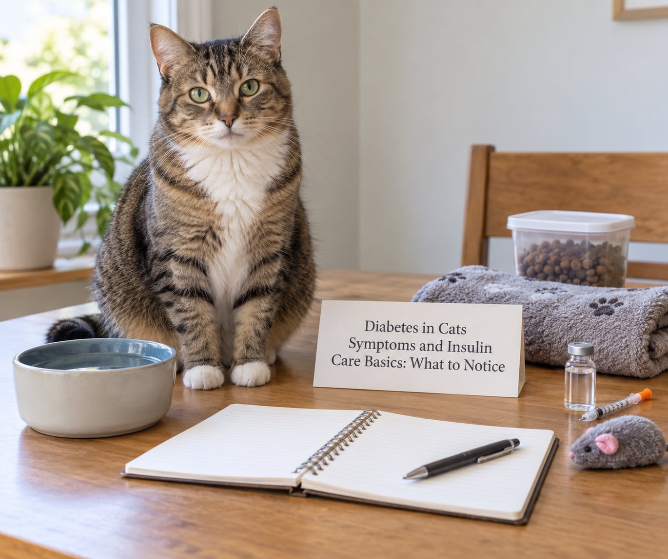 Diabetes in Cats Symptoms and Insulin Care Basics: What to Notice