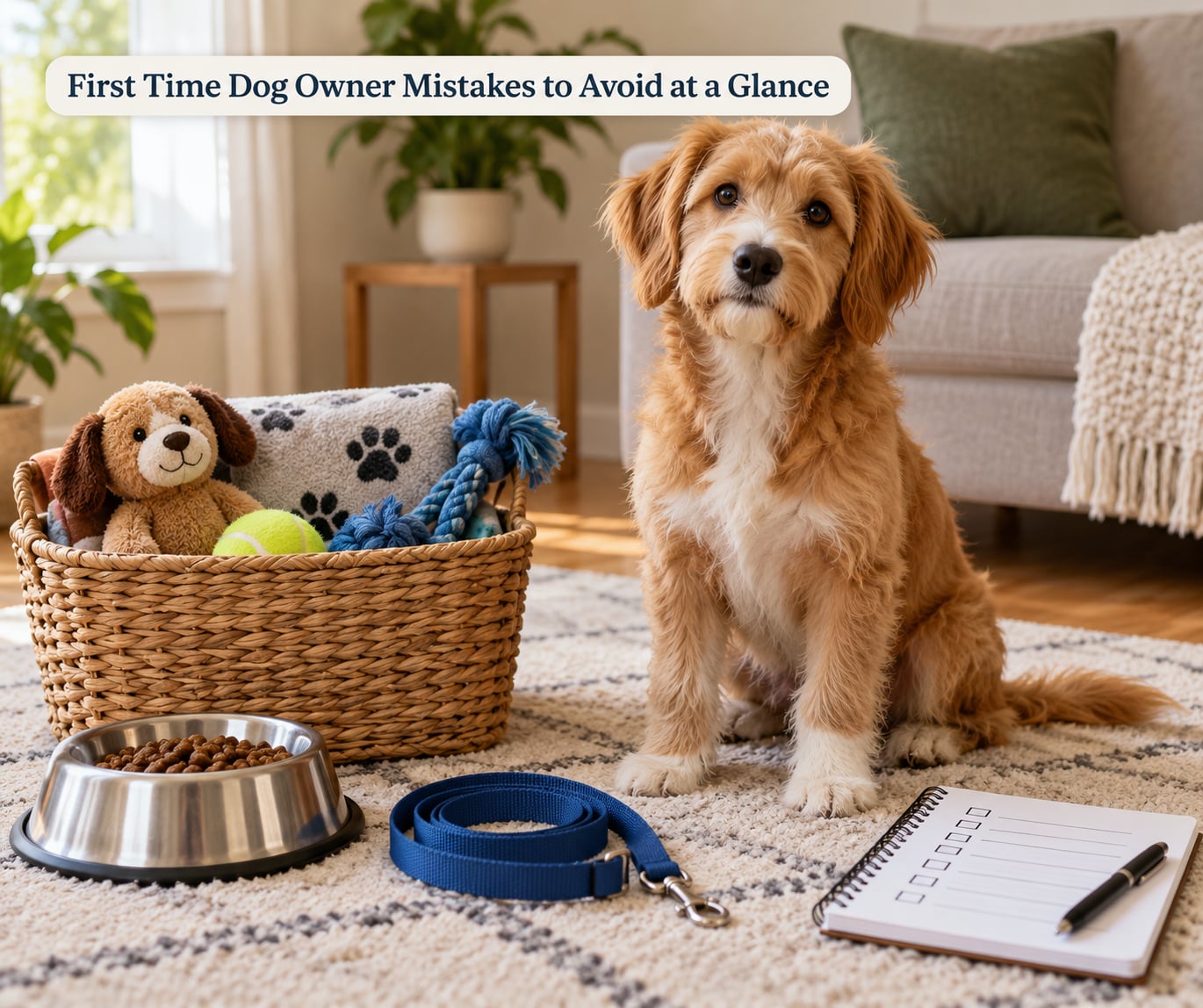 First Time Dog Owner Mistakes to Avoid at a Glance