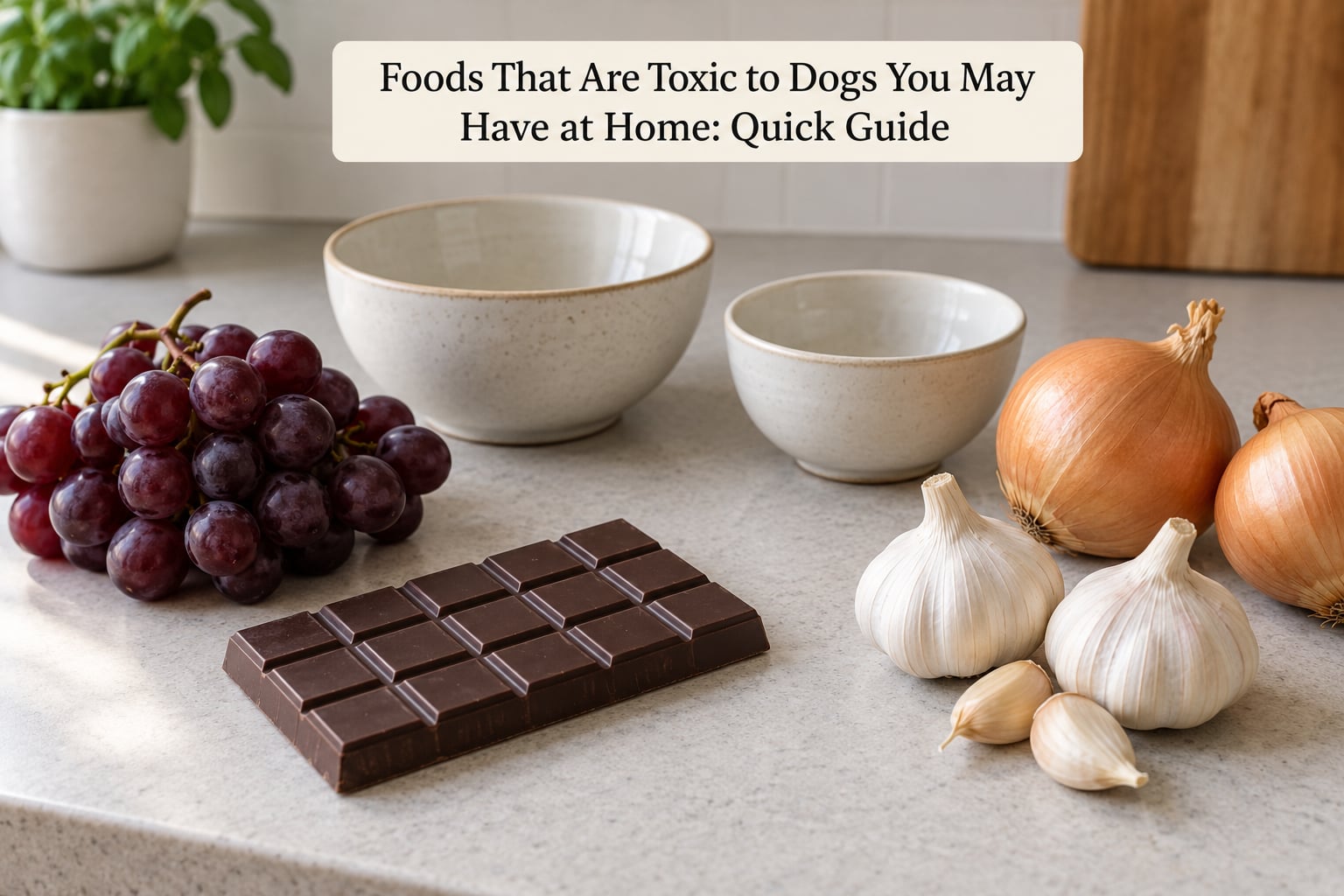 Foods That Are Toxic to Dogs You May Have at Home: Quick Guide