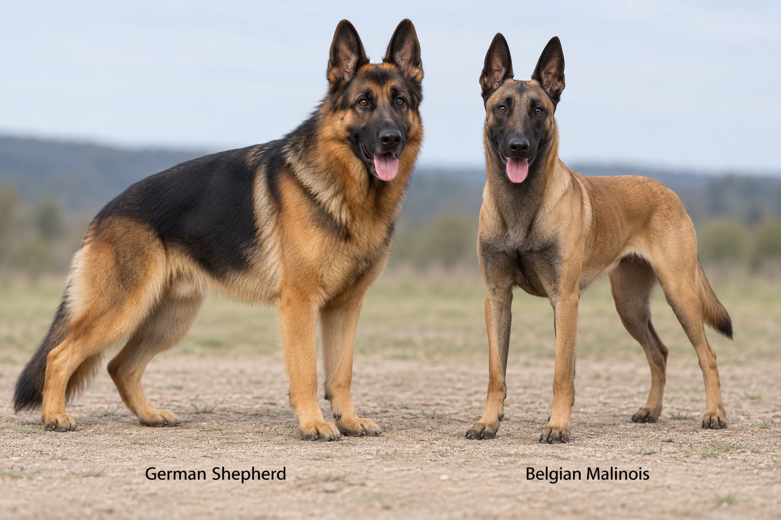 German Shepherd vs Belgian Malinois Differences at a Glance