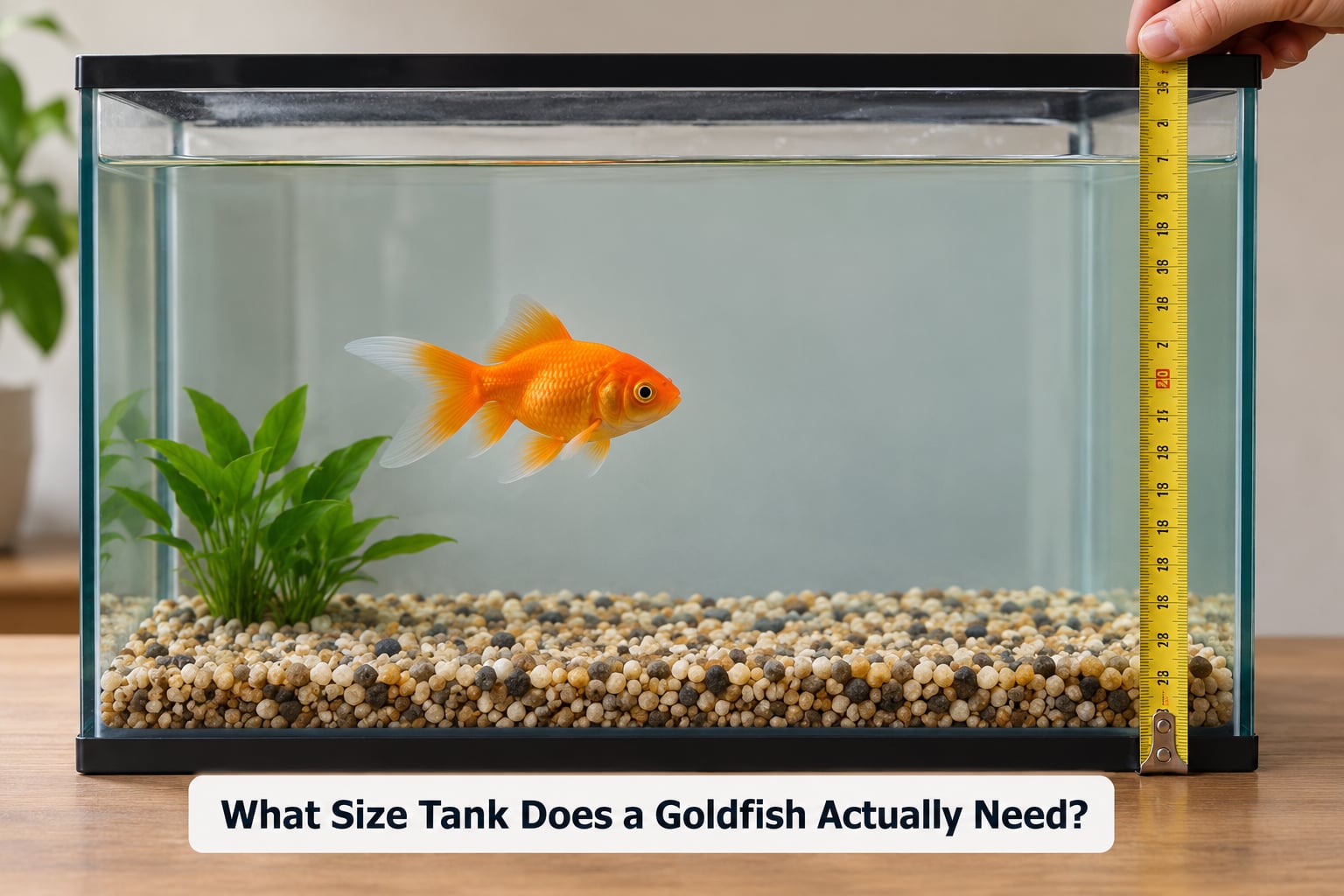What Size Tank Does a Goldfish Actually Need?
