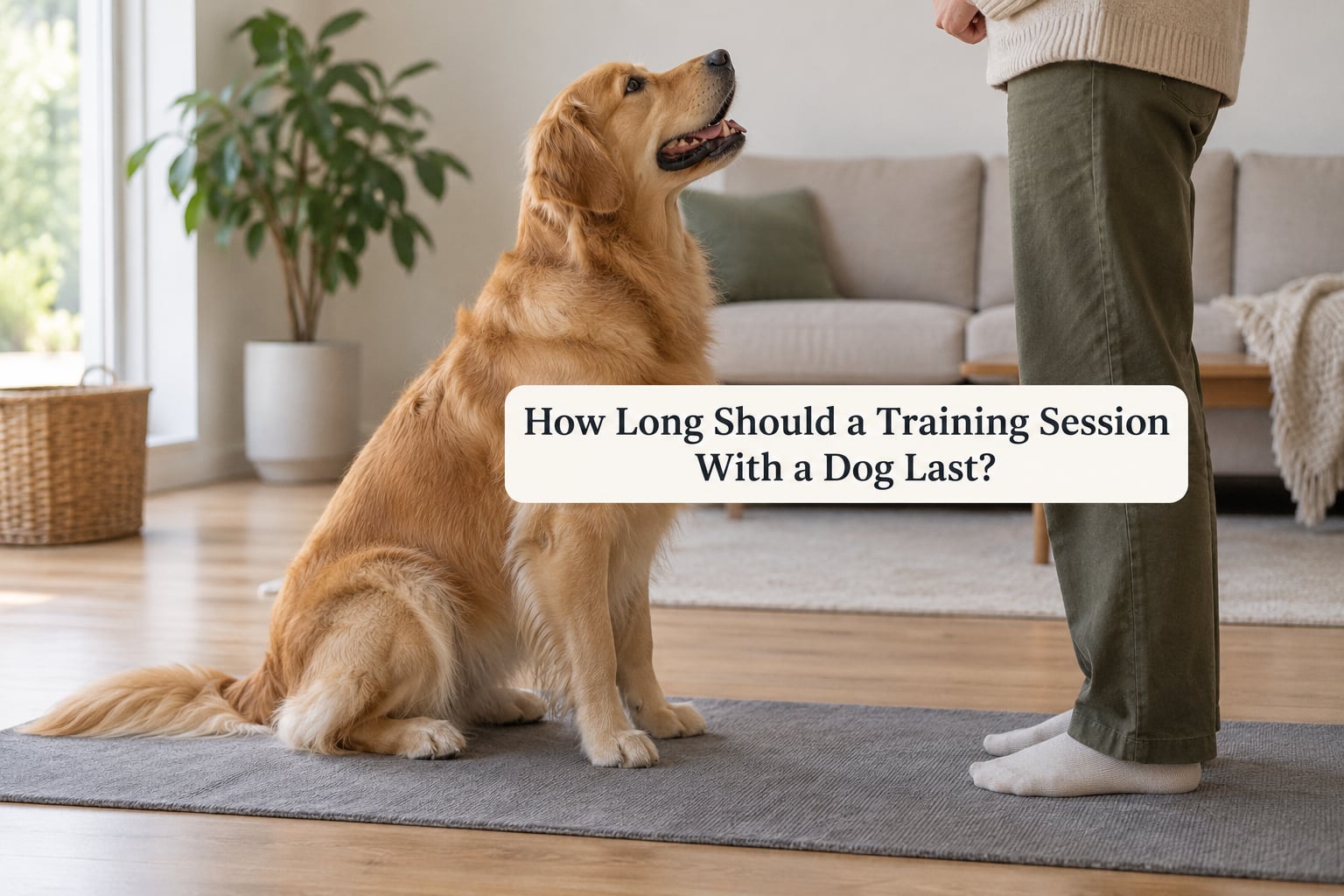 How Long Should a Training Session With a Dog Last?