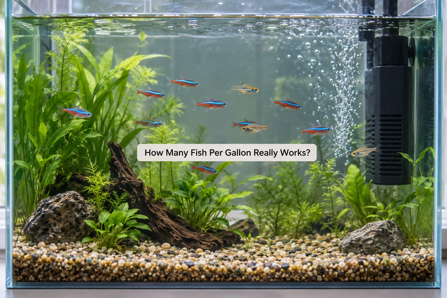 How Many Fish Per Gallon Really Works?