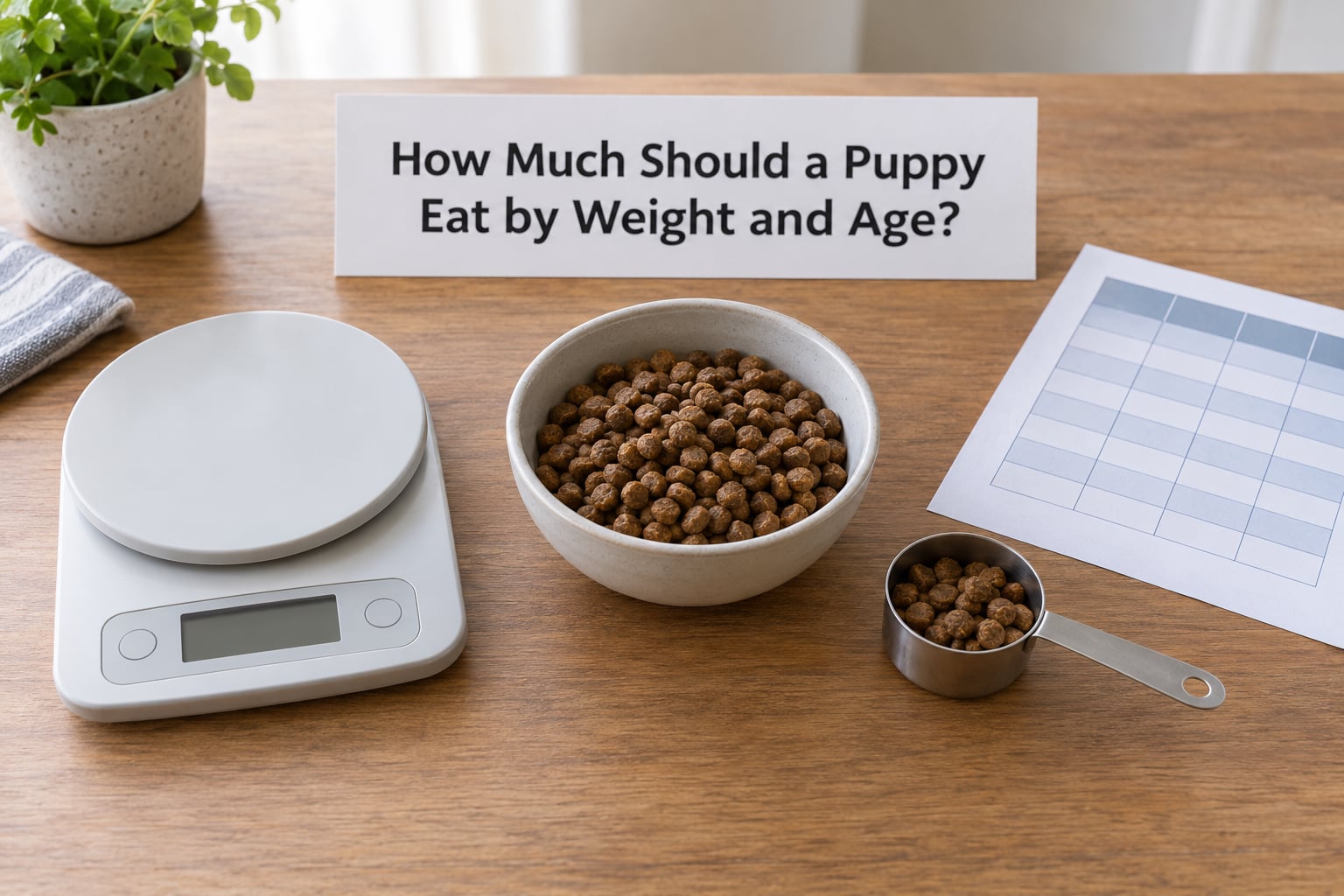 How Much Should a Puppy Eat by Weight and Age?