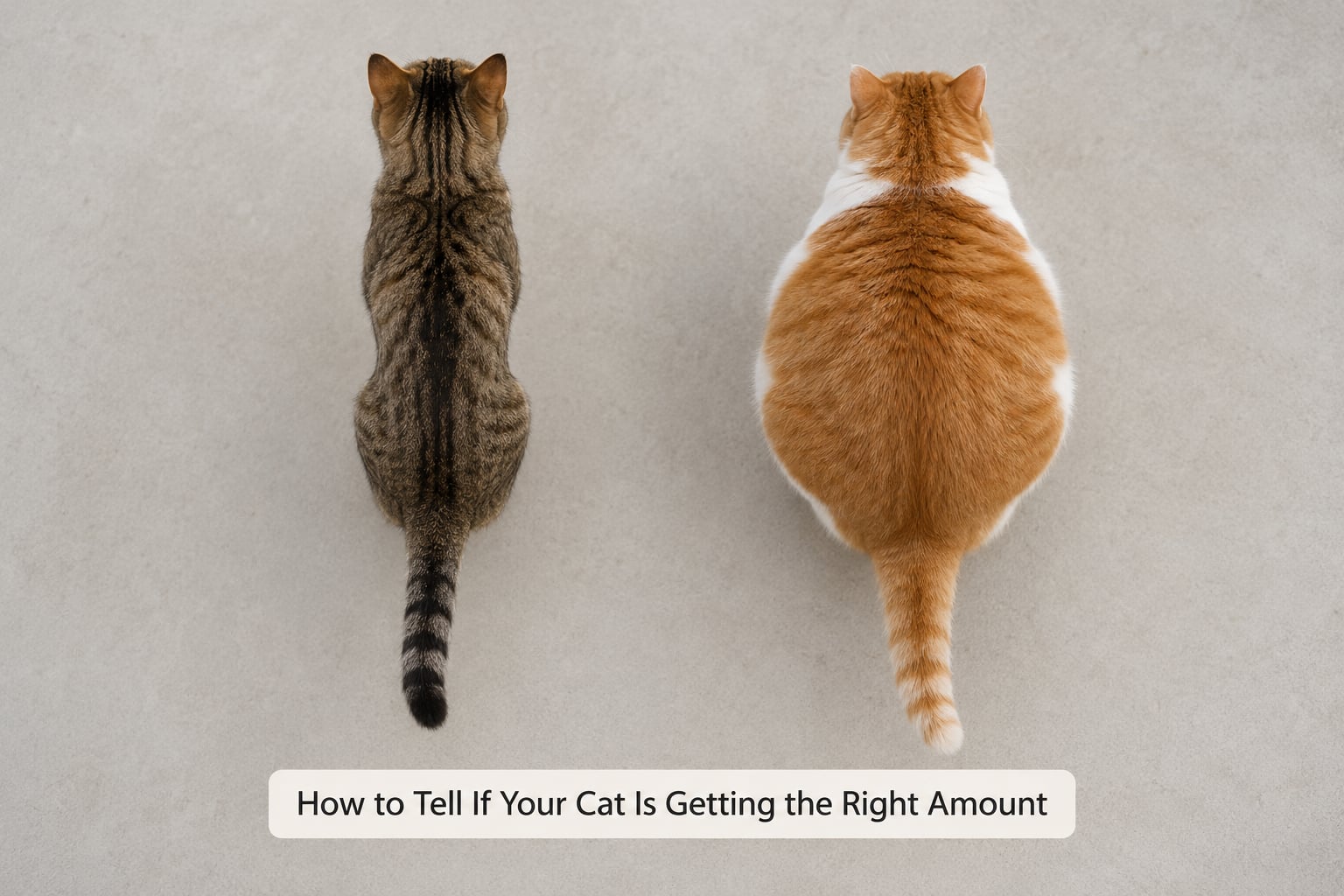 How to Tell If Your Cat Is Getting the Right Amount