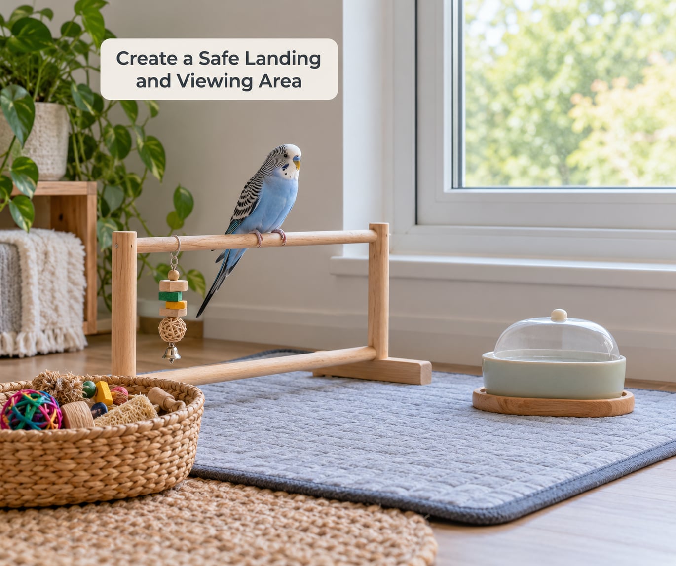 Create a Safe Landing and Viewing Area
