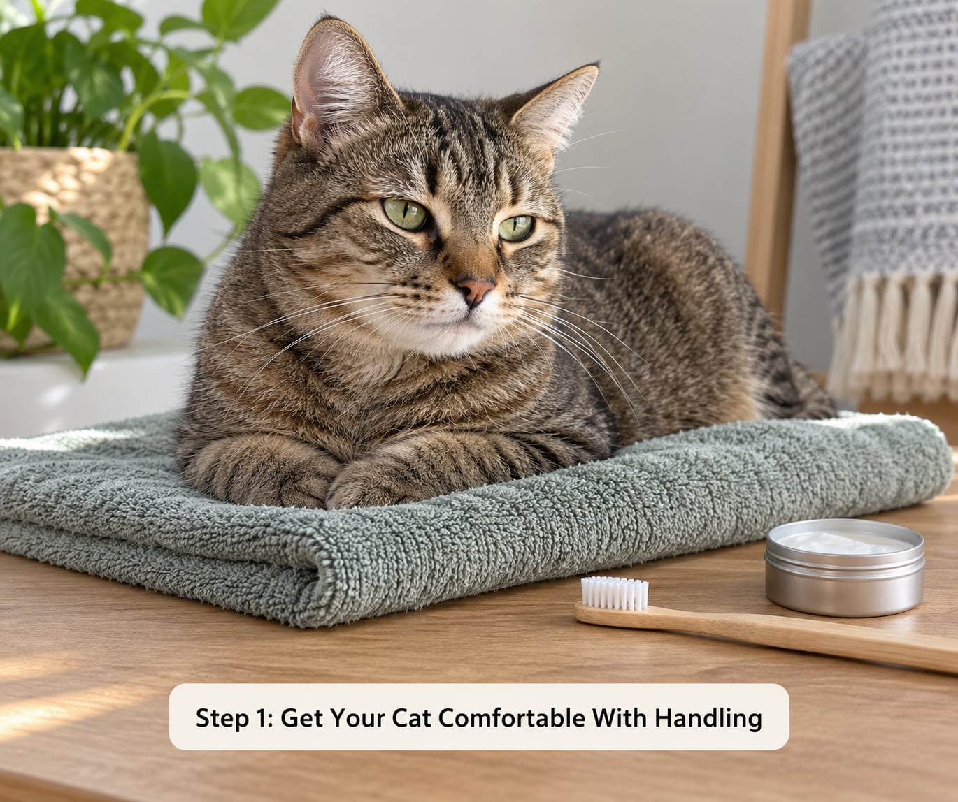 Step 1: Get Your Cat Comfortable With Handling