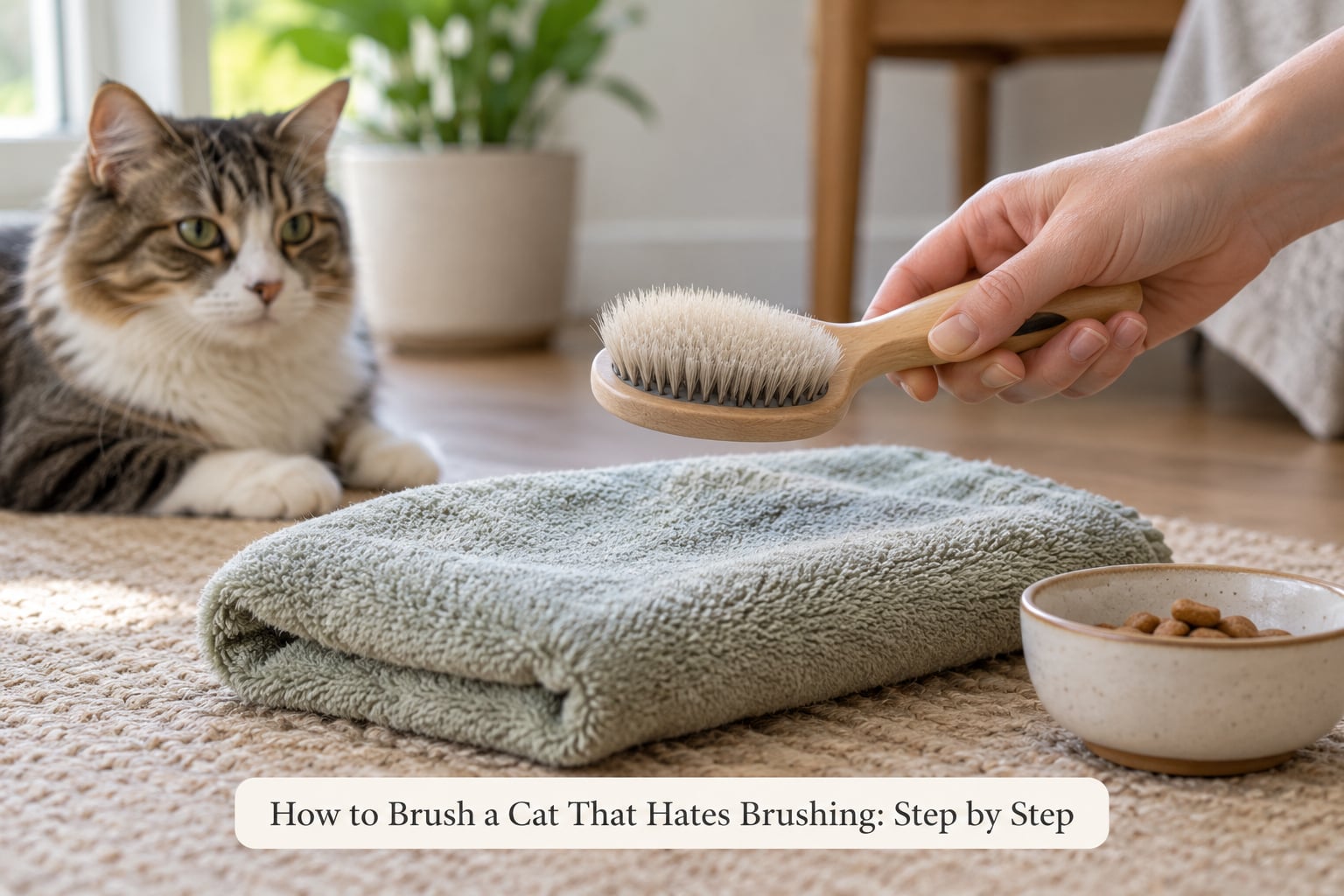 How to Brush a Cat That Hates Brushing: Step by Step