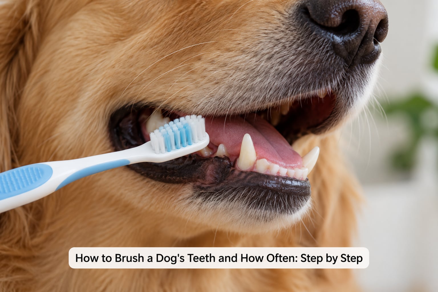 How to Brush a Dog's Teeth and How Often: Step by Step