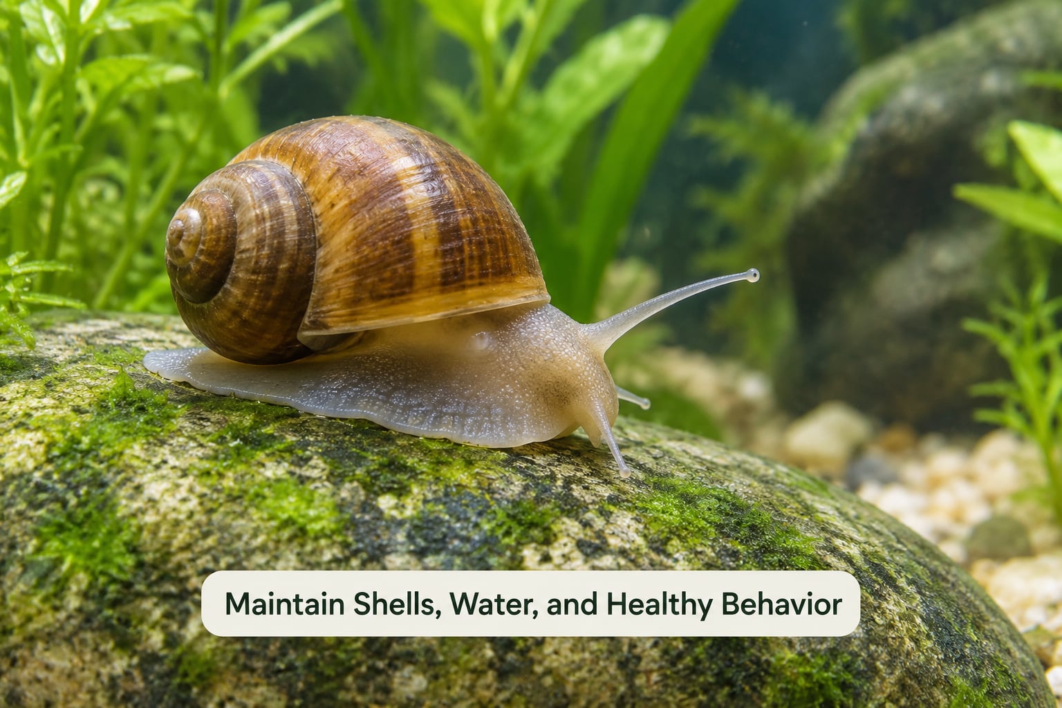 Maintain Shells, Water, and Healthy Behavior