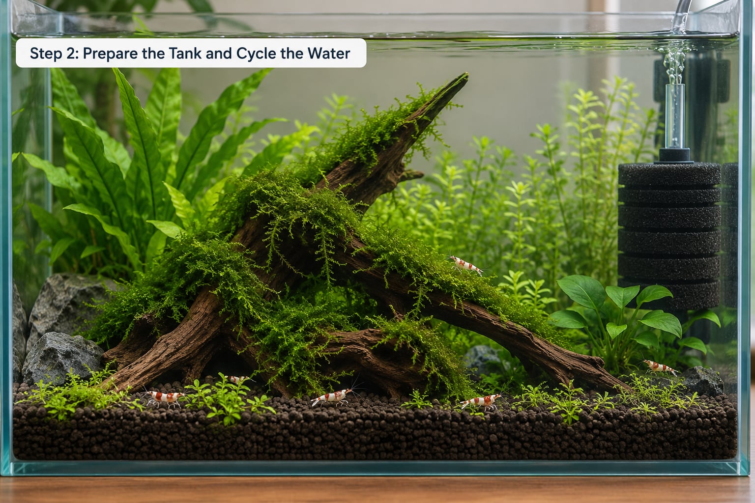 Step 2: Prepare the Tank and Cycle the Water