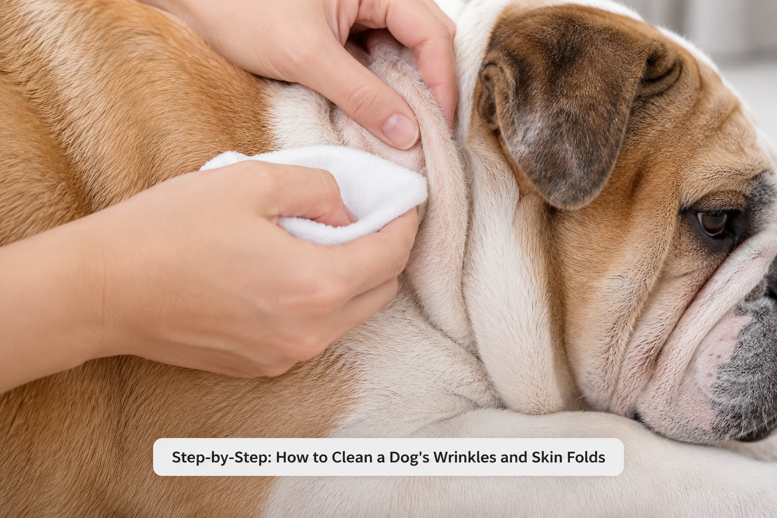 Step-by-Step: How to Clean a Dog's Wrinkles and Skin Folds