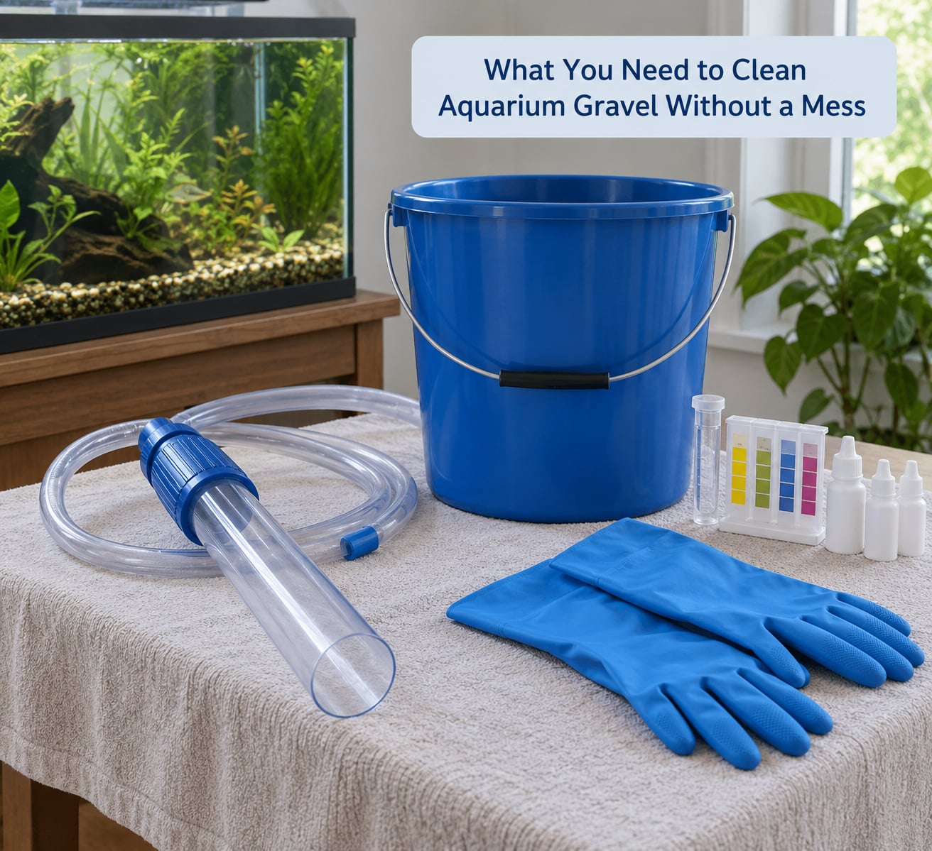 What You Need to Clean Aquarium Gravel Without a Mess