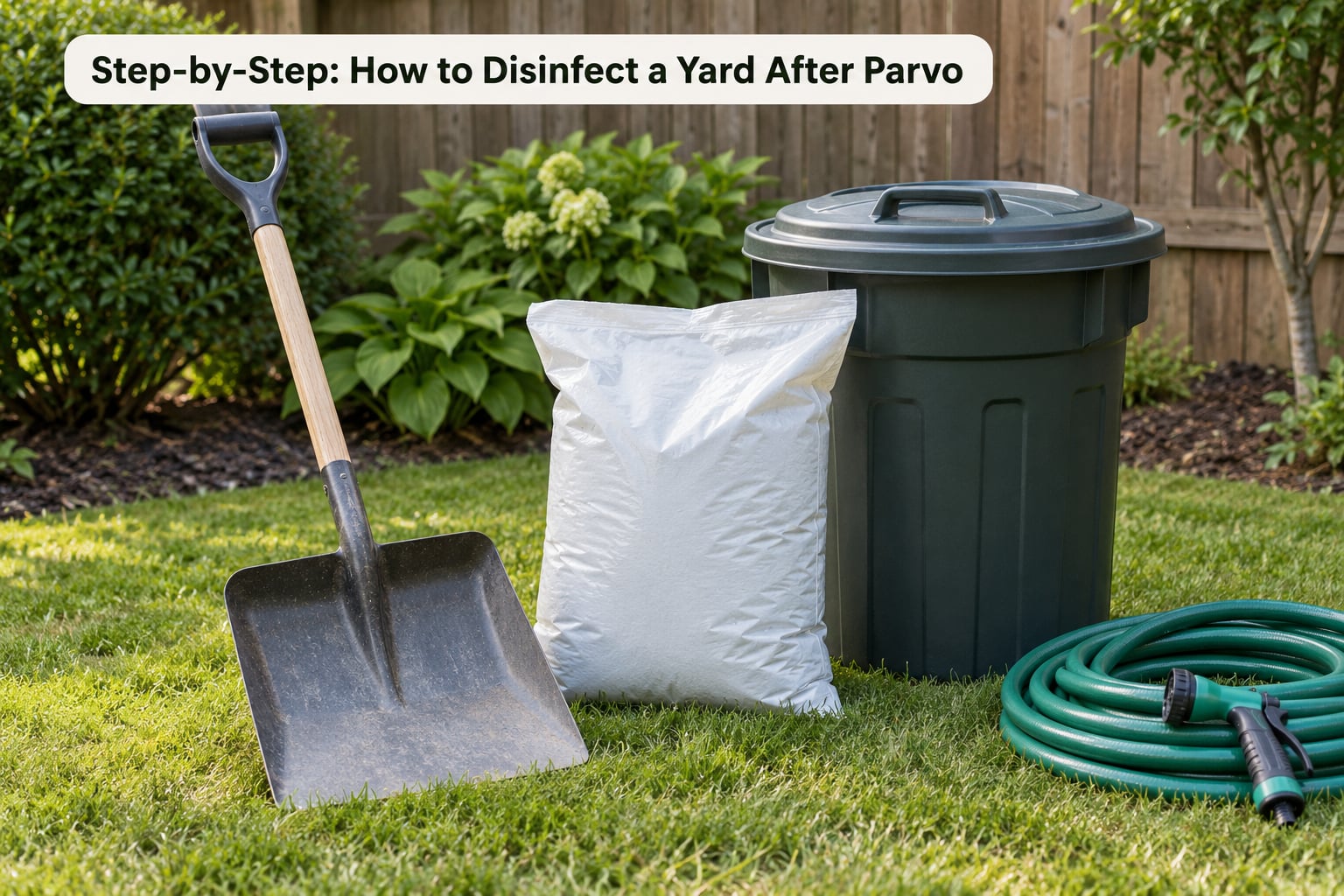 Step-by-Step: How to Disinfect a Yard After Parvo