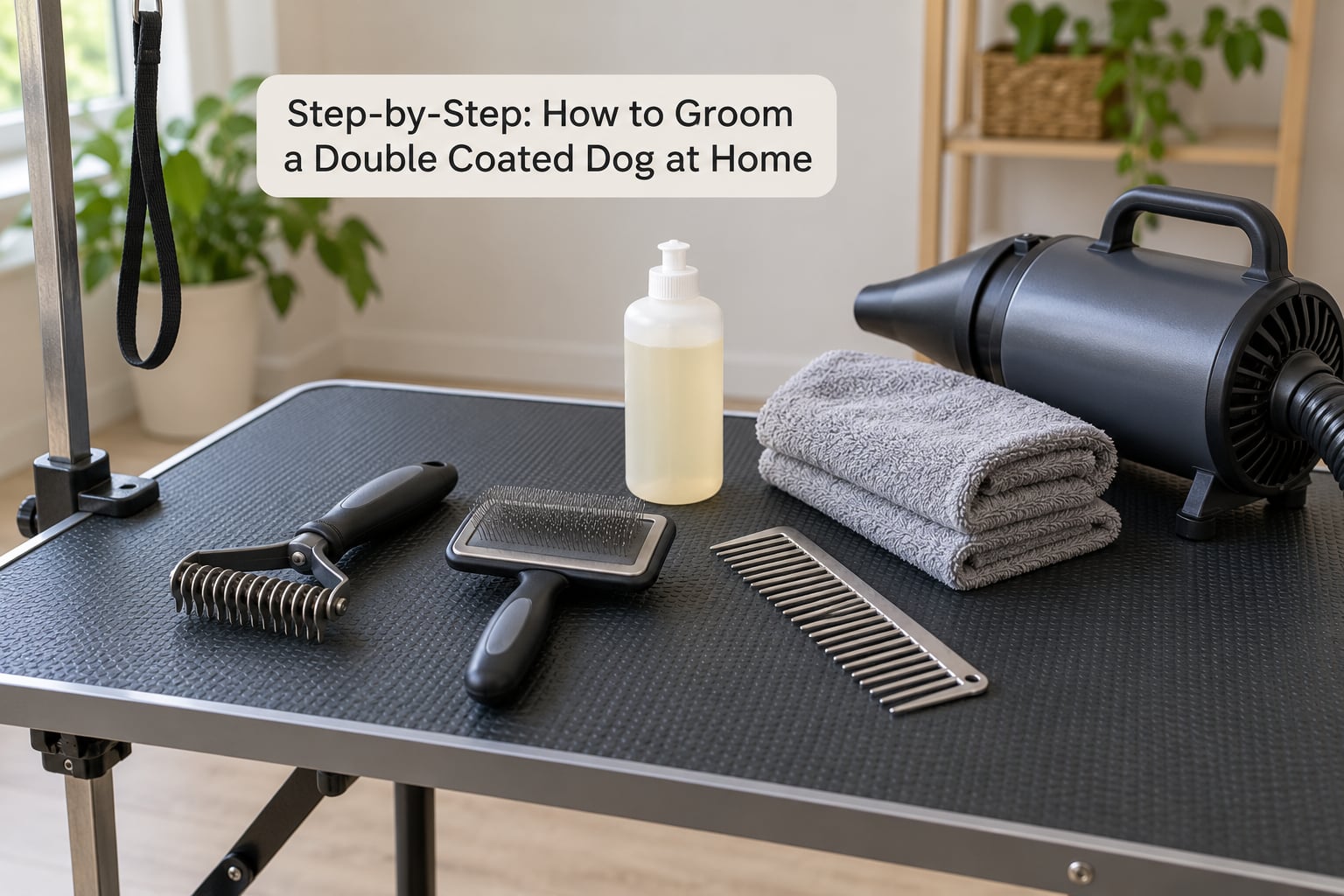 Step-by-Step: How to Groom a Double Coated Dog at Home