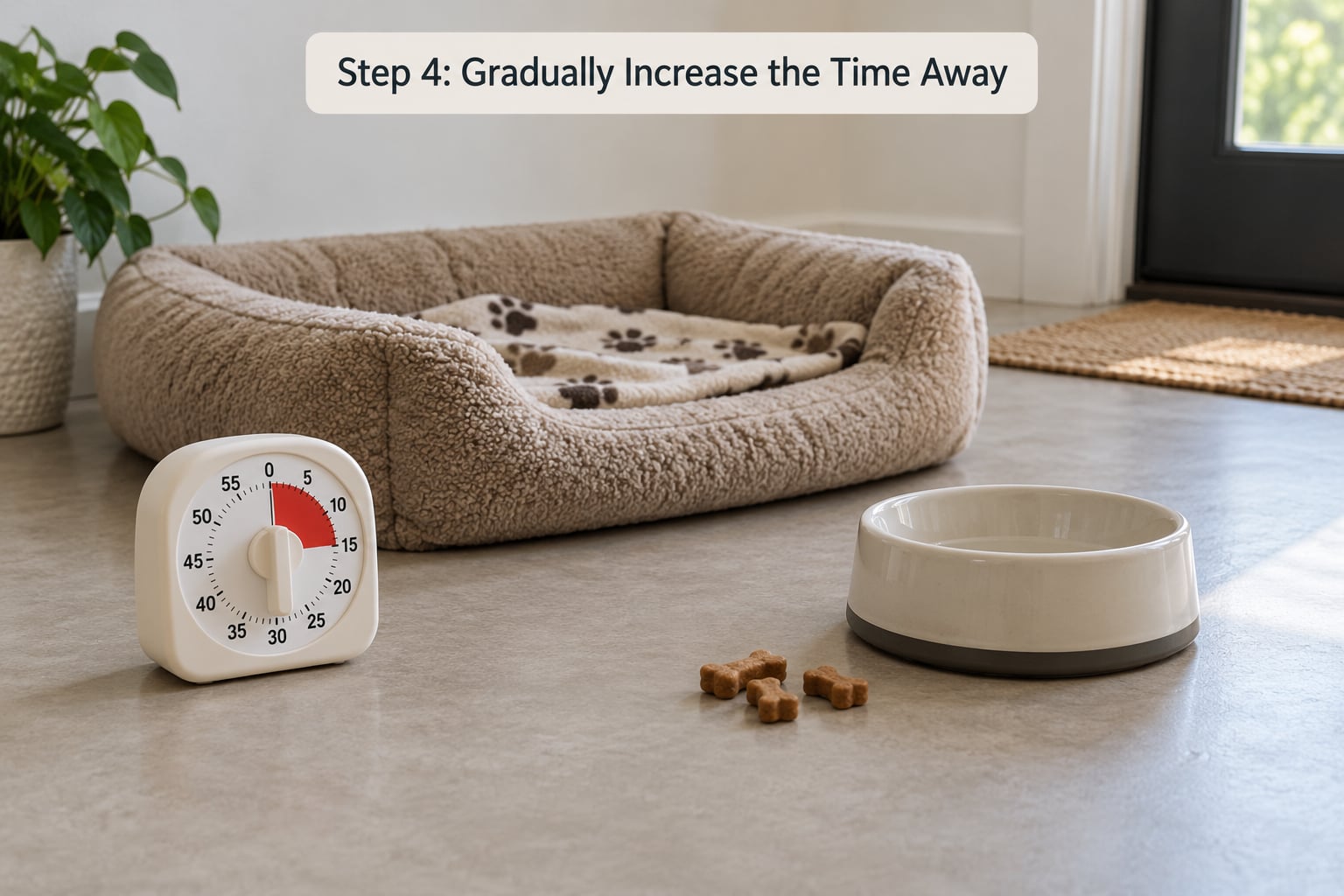 Step 4: Gradually Increase the Time Away