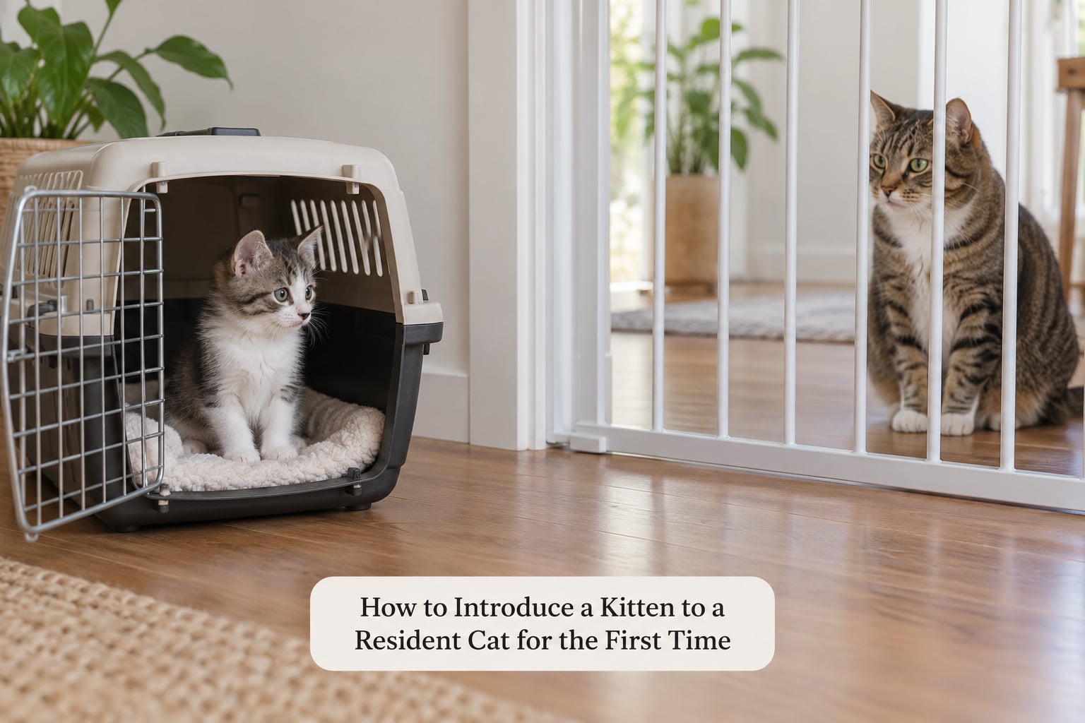 How to Introduce a Kitten to a Resident Cat for the First Time