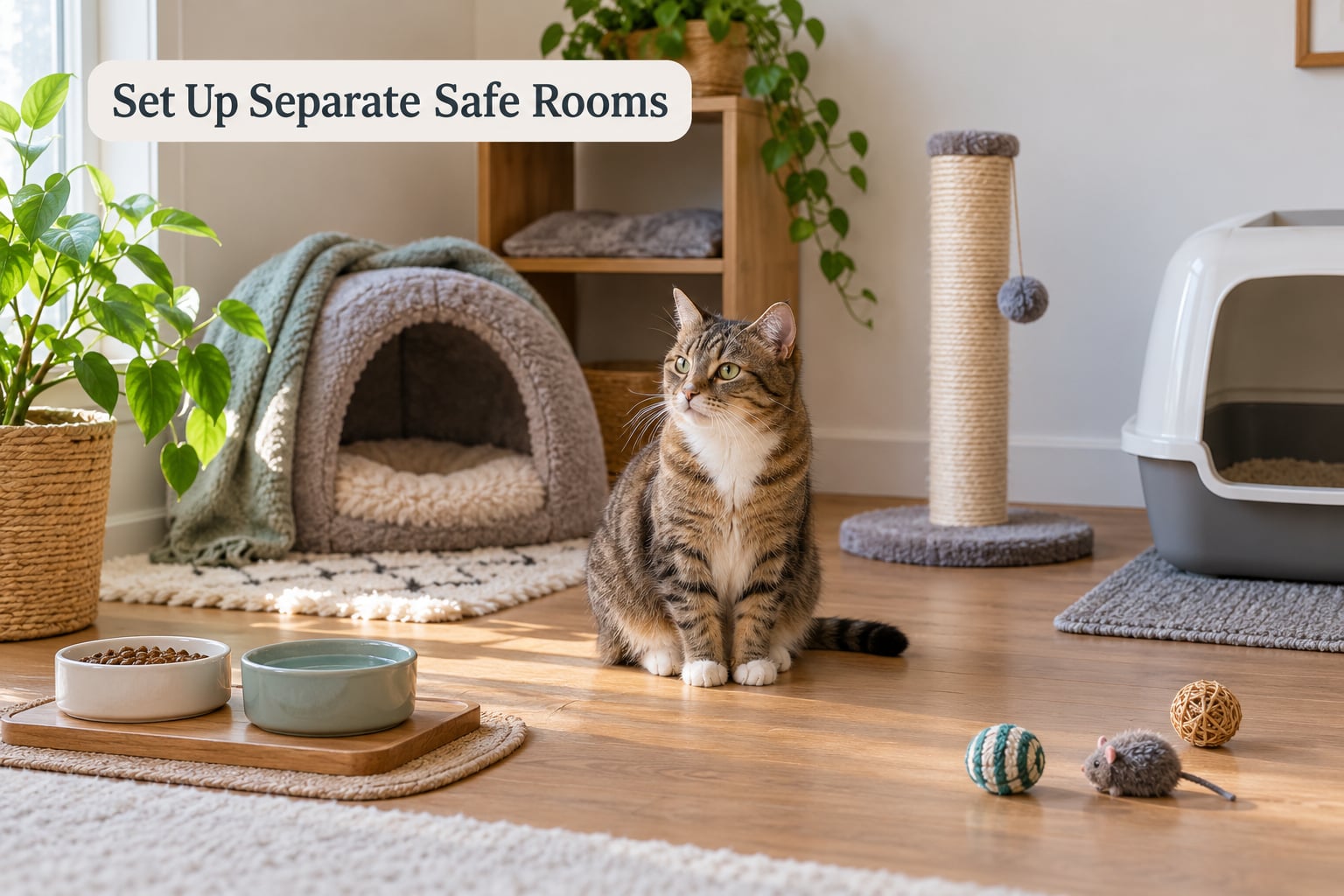 Set Up Separate Safe Rooms