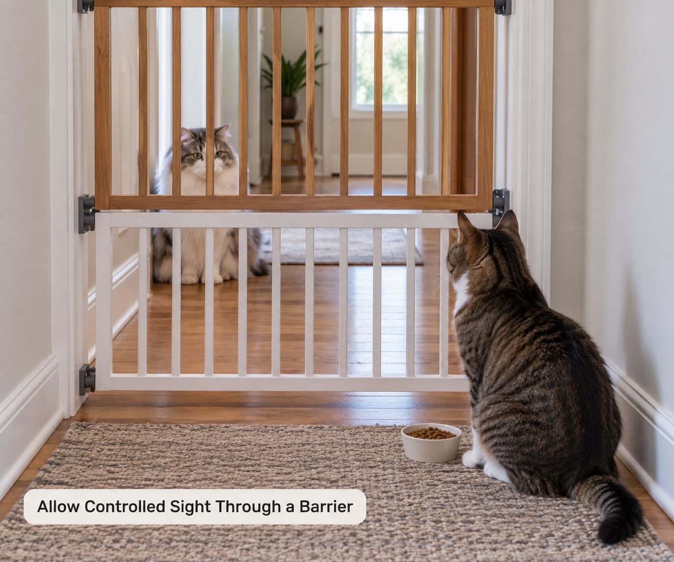 Allow Controlled Sight Through a Barrier
