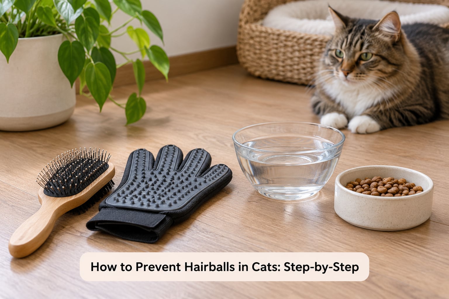 How to Prevent Hairballs in Cats: Step-by-Step