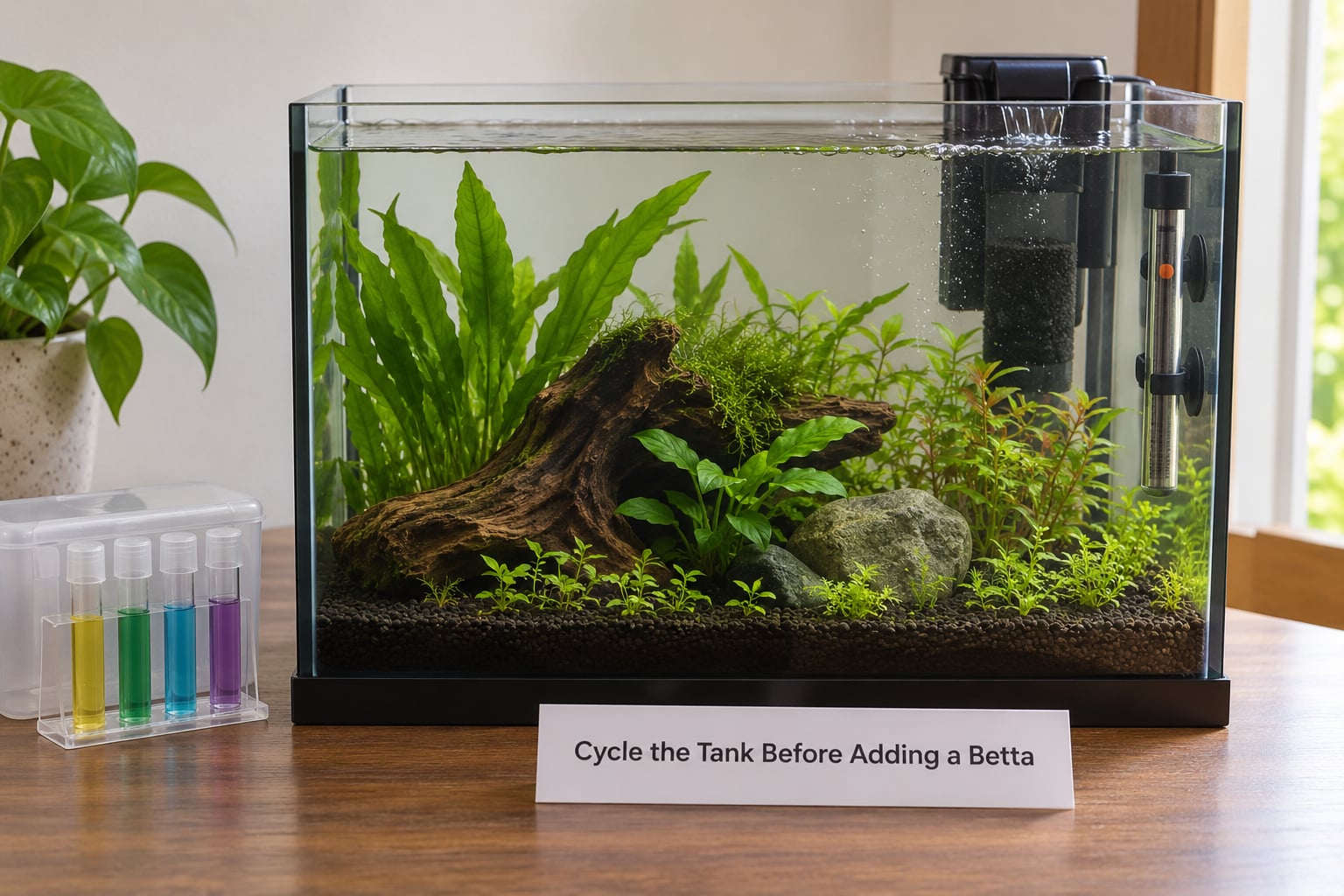 Cycle the Tank Before Adding a Betta