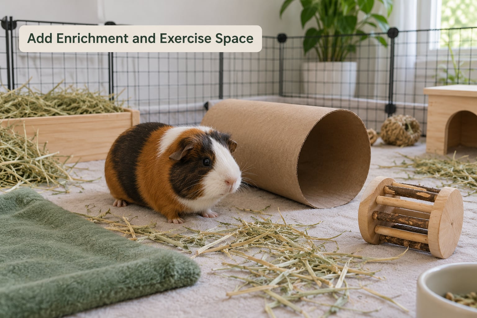 Add Enrichment and Exercise Space