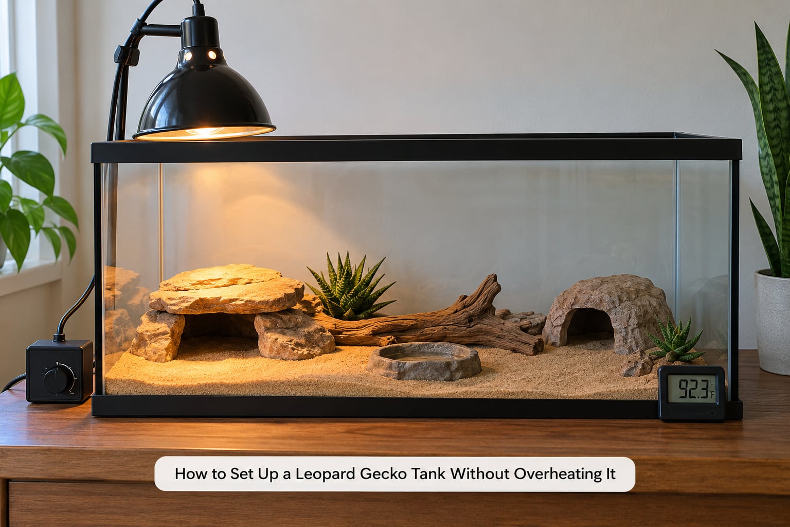 How to Set Up a Leopard Gecko Tank Without Overheating It
