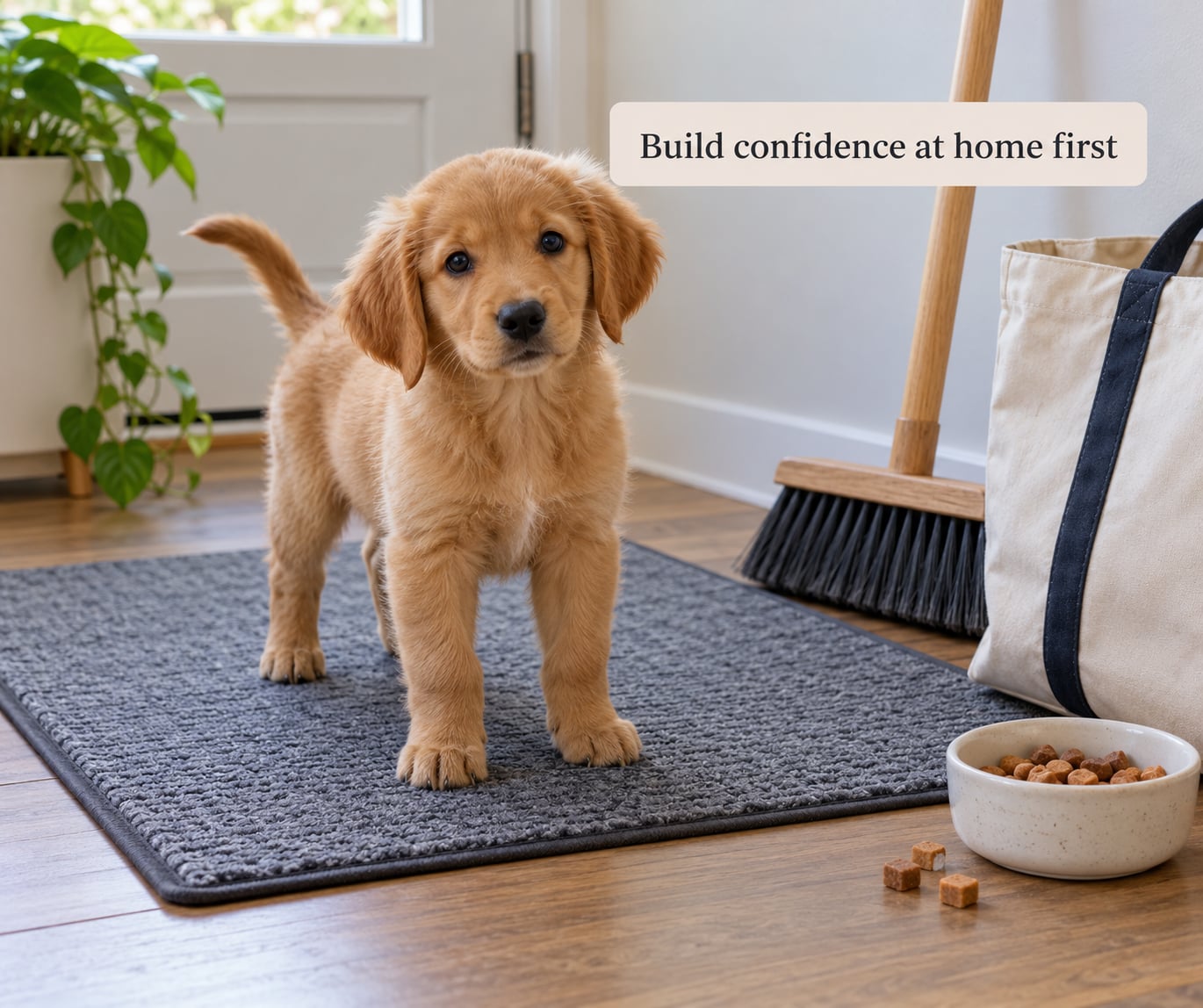 Build confidence at home first