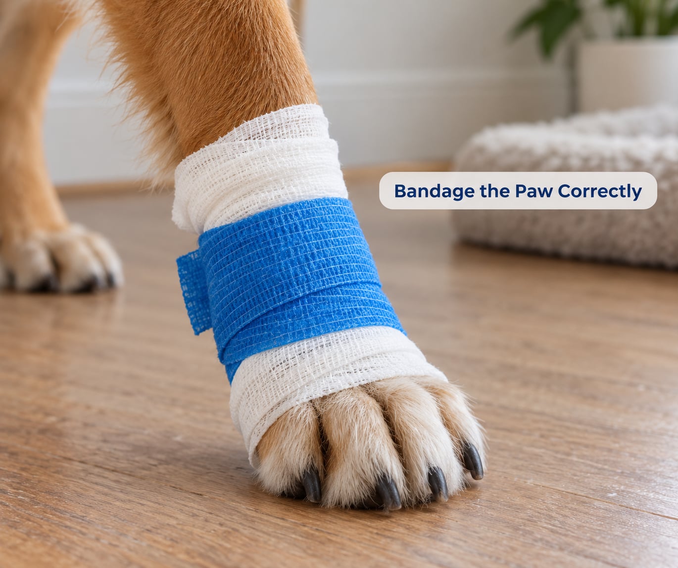 Bandage the Paw Correctly