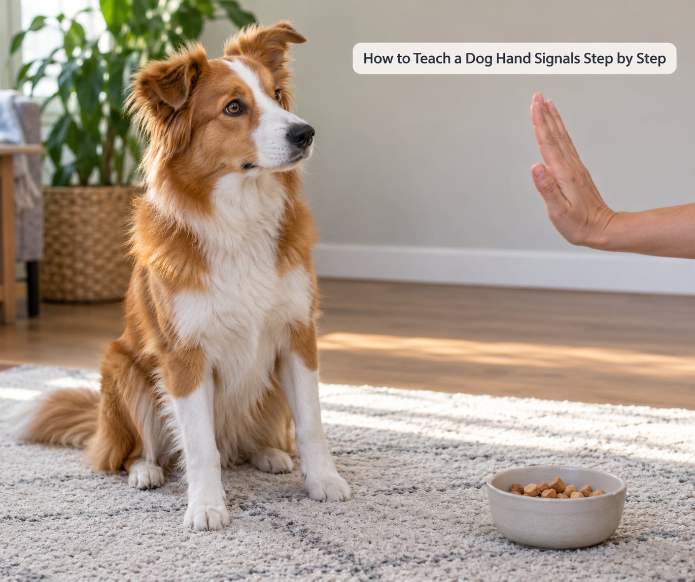 How to Teach a Dog Hand Signals Step by Step