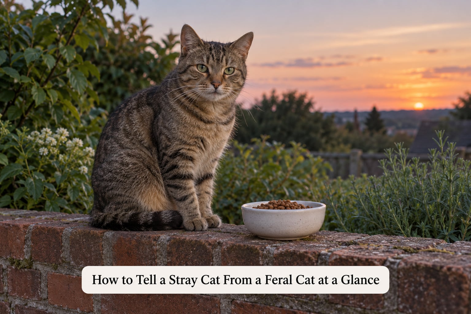 How to Tell a Stray Cat From a Feral Cat at a Glance