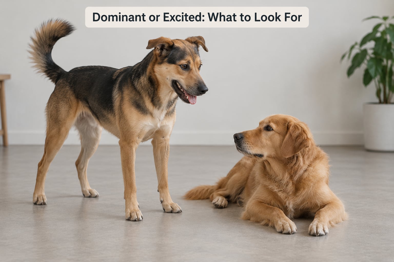 Dominant or Excited: What to Look For
