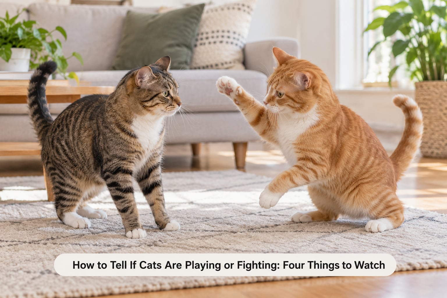 How to Tell If Cats Are Playing or Fighting: Four Things to Watch