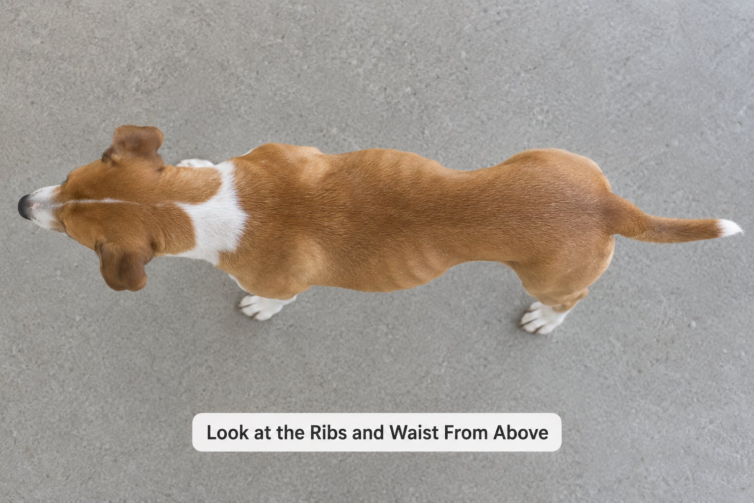 Look at the Ribs and Waist From Above